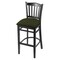 Holland Bar Stool Co 30" Bar Stool, Black Finish, Canter Pine Seat 312030Blk010 - alternate 1